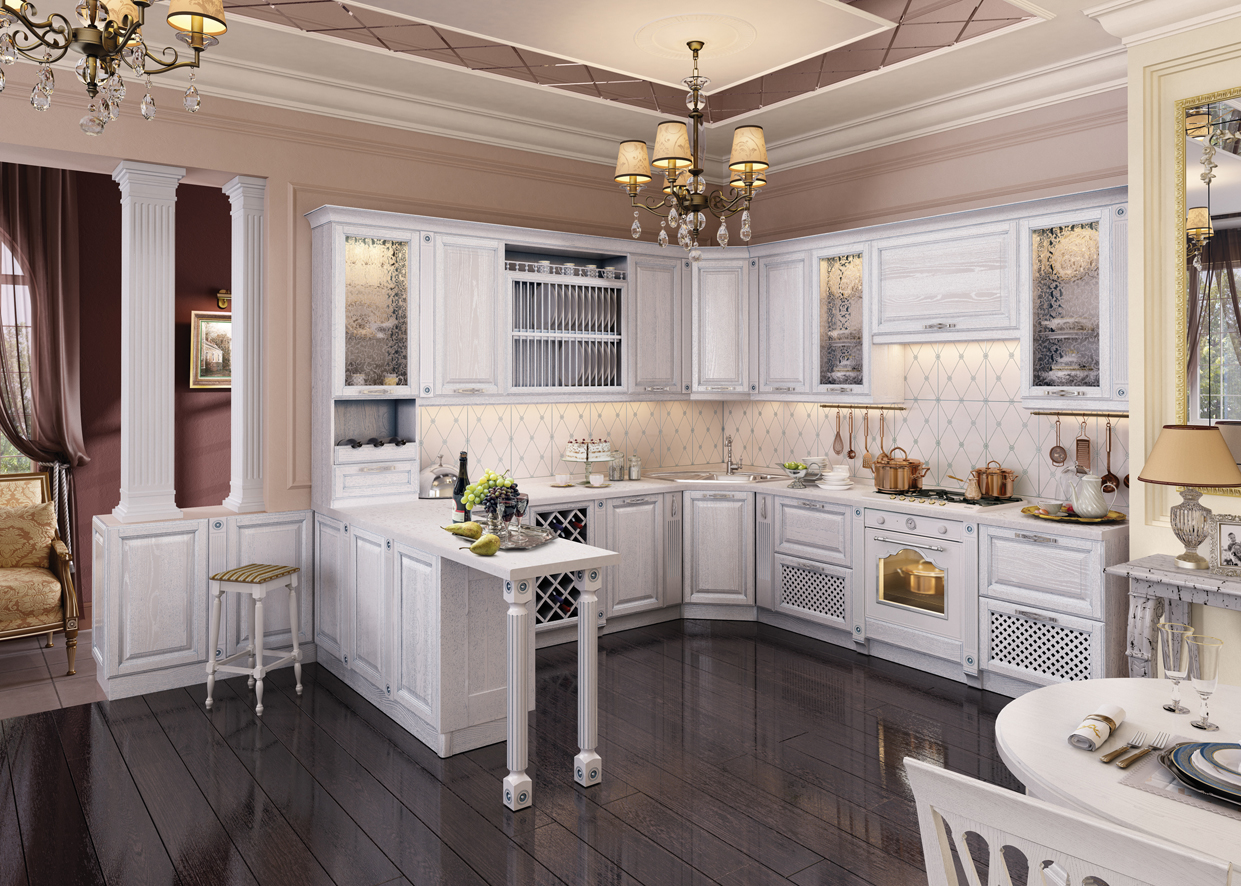 Кухни из дуба в Чите