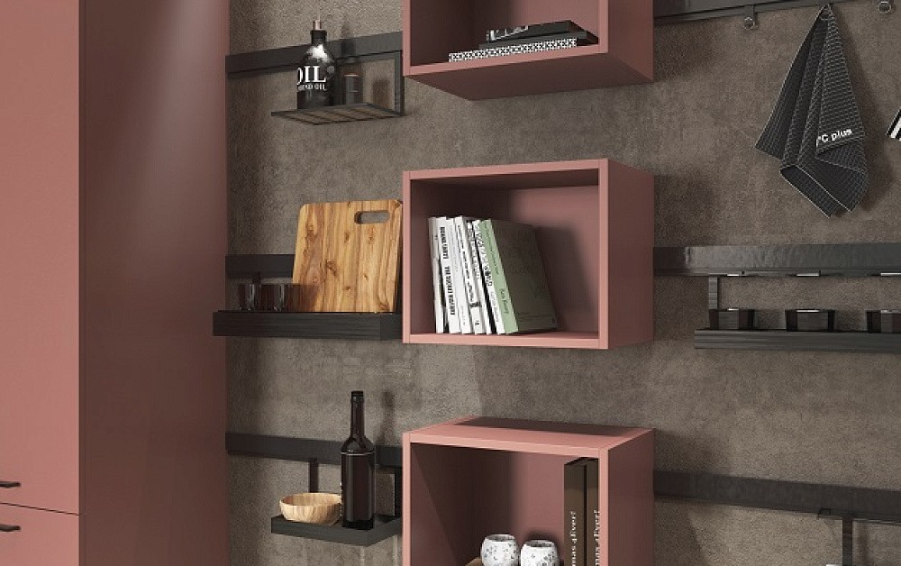 Кухня Уна с алюминиевой рамкой