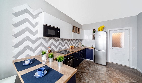 Синяя кухня